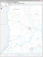 St. Helena Parish (), La Carrier Route Wall Map